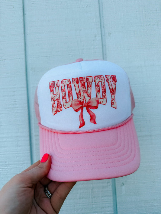 COQUETTE HOWDY CAP: PINK