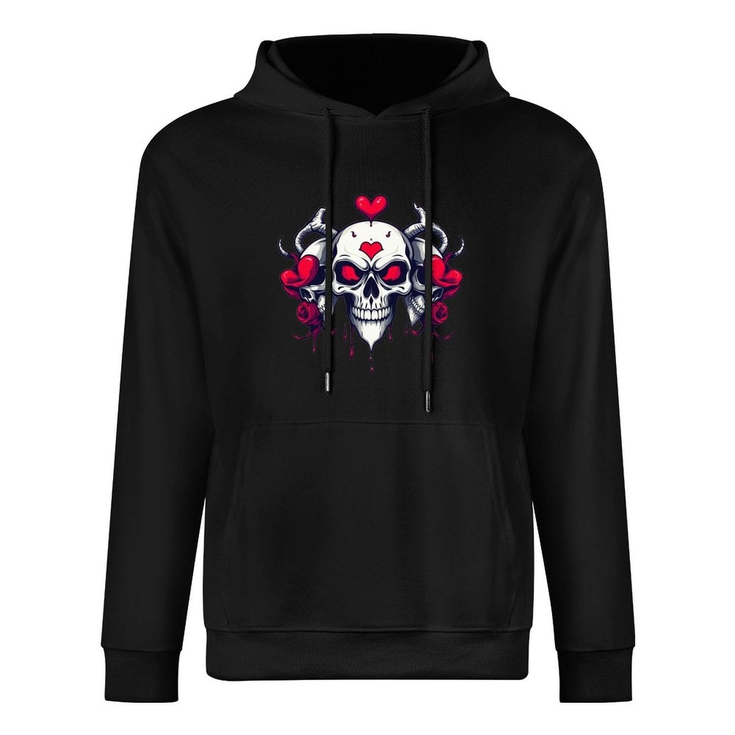 Munsieur Bleeding Royalty: Skull Hoodie for Men