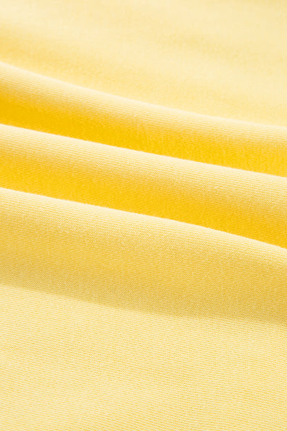 Colorblock Patchwork Pullover and Shorts Set