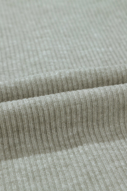 Skylar Long Sleeve Textured Knit Patchwork Hoodie - Aaria Tees