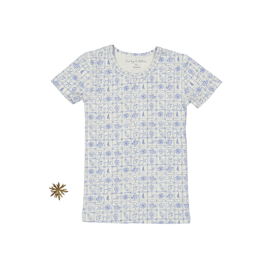 The Printed Short Sleeve Tee - Starfish