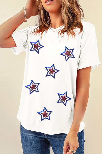 Sequin Star Tee