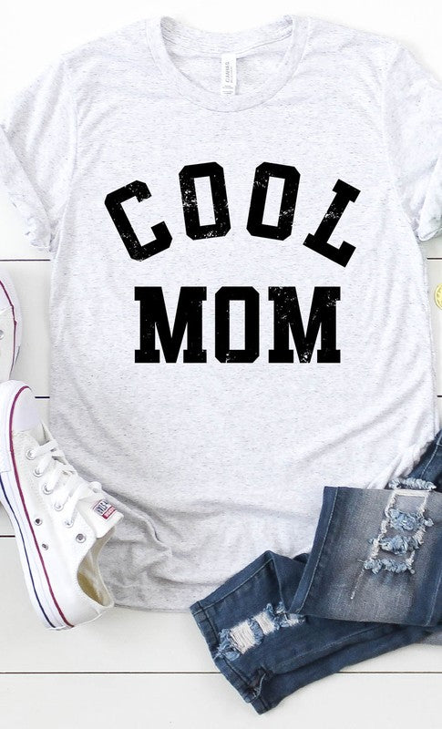 Retro Cool Mom Graphic Tee - Aaria Tees