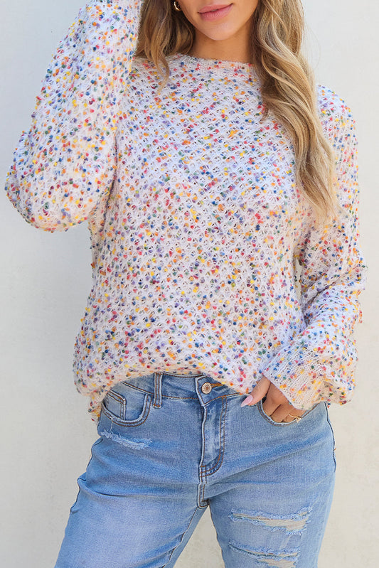 Everly Confetti Sweater - Aaria Tees