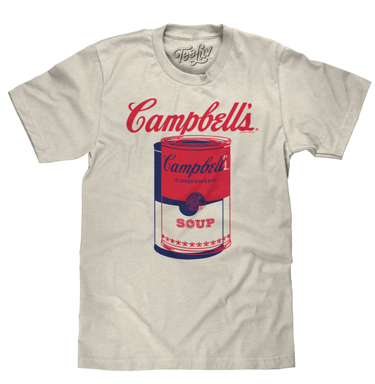 Retro Campbell's Soup Can T-Shirt - Oatmeal Heather