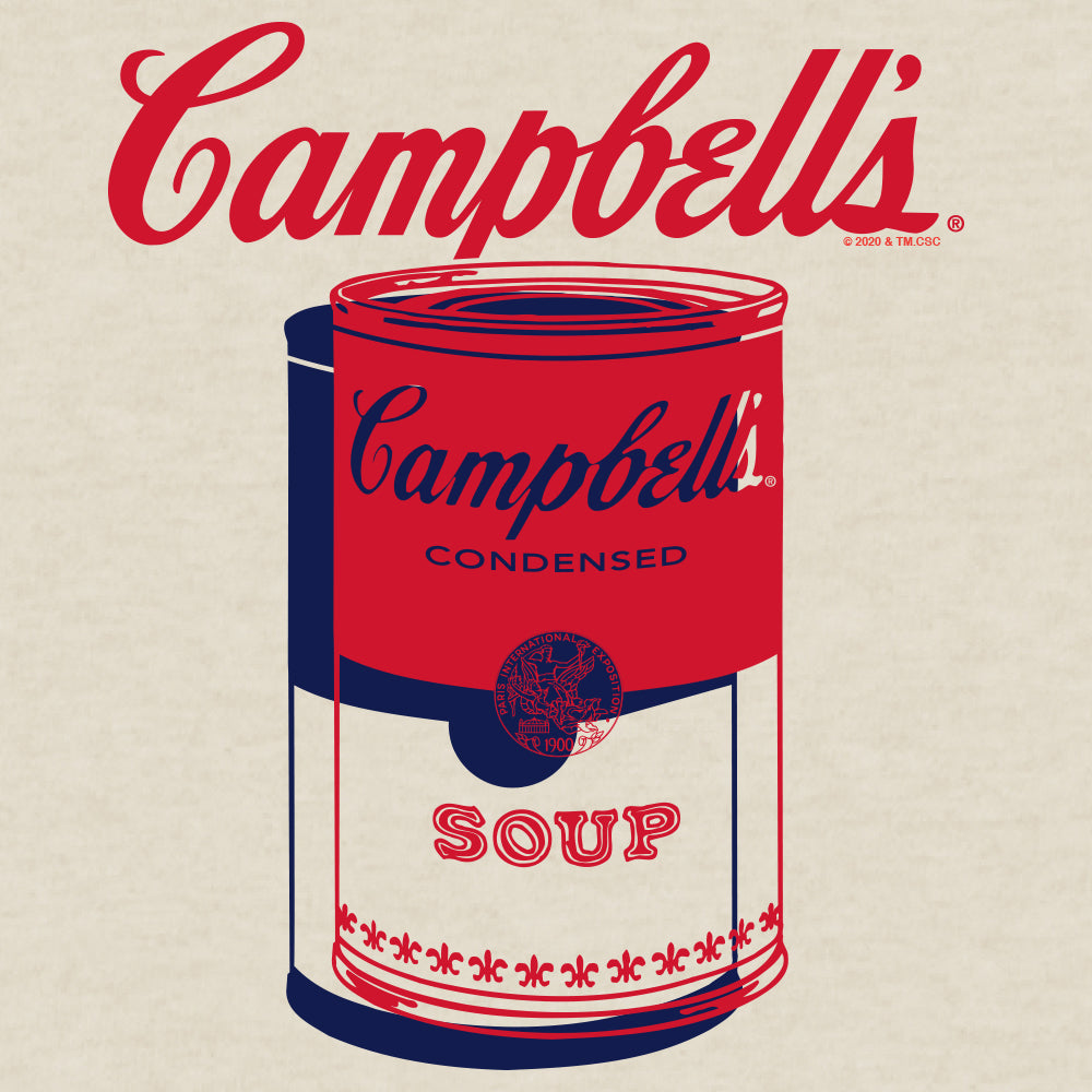 Retro Campbell's Soup Can T-Shirt - Oatmeal Heather