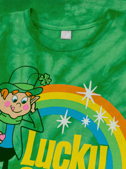 Lucky Charms Tie Dye T-Shirt - Kelly Green Tie Dye