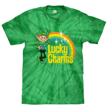 Lucky Charms Tie Dye T-Shirt - Kelly Green Tie Dye