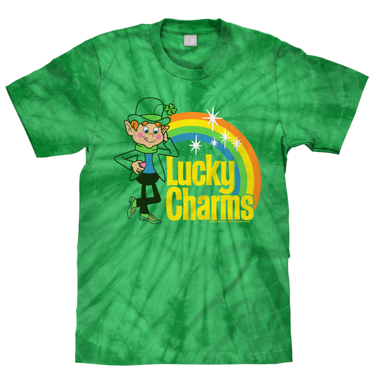 Lucky Charms Tie Dye T-Shirt - Kelly Green Tie Dye