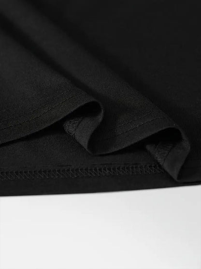 Plus Size Black Heart Butterfly Star Graphic Tee