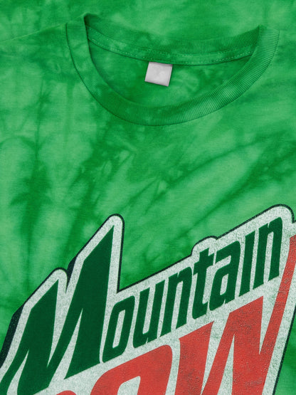 Mountain Dew Logo Tie Dye T-Shirt - Spider Kelly