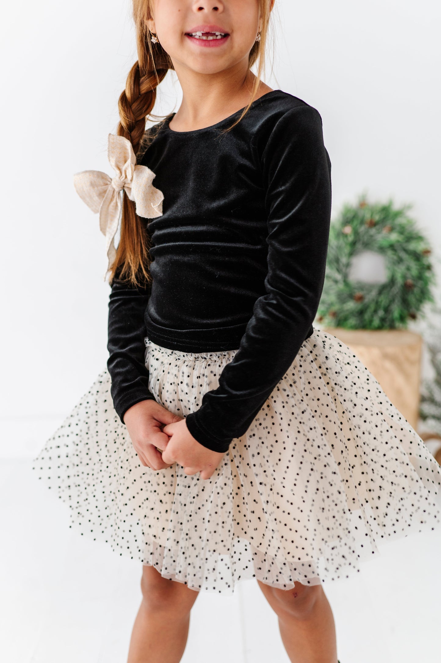 Cream + Dottie | MESH Skort