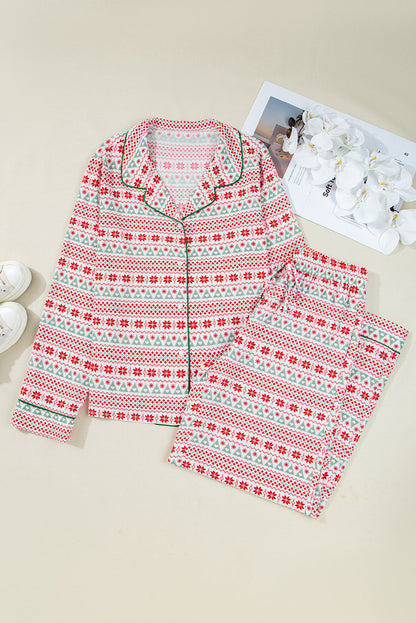 Christmas Shirt and Pants Pajama Set
