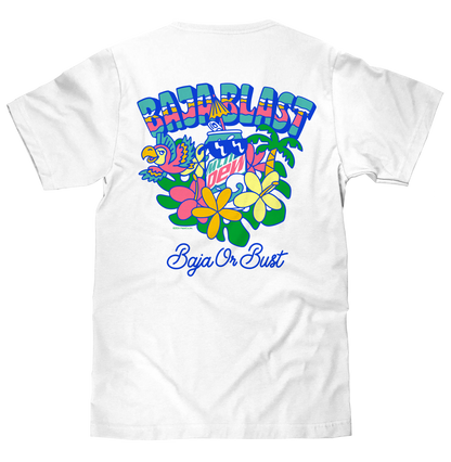 Mtn Dew Baja Blast Soda Tropical T-Shirt - White