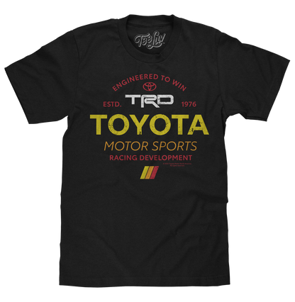 Toyota TRD Motor Sports Racing Development T-Shirt - Black