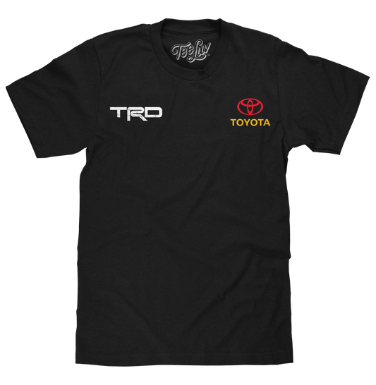 Toyota Racing Development TRD Front and Back Print T-Shirt - Black