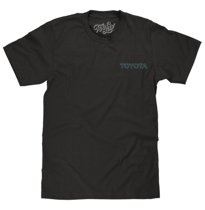 Toyota Supra Double Sided 80s Graphic T-Shirt - Black