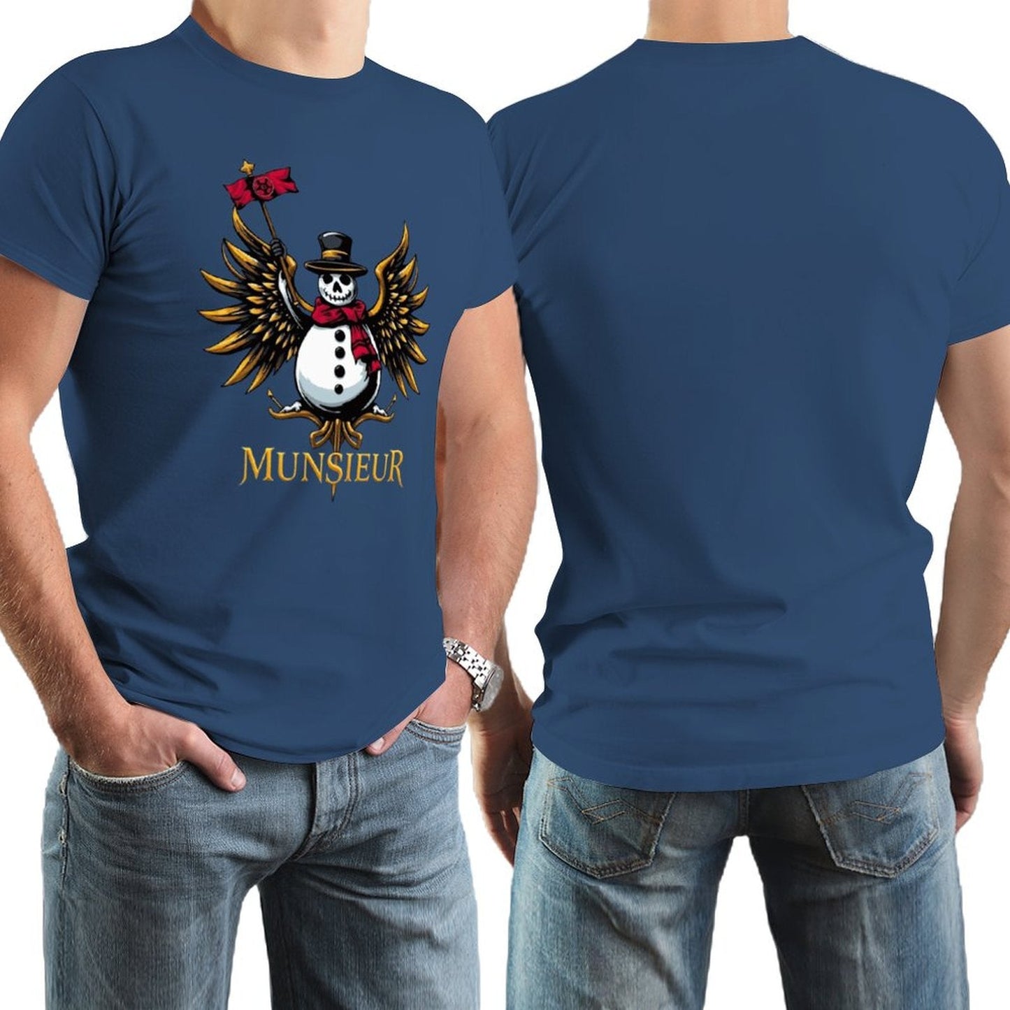 Munsieur Design Christmas Collection "Jack Floss" Tee for Men