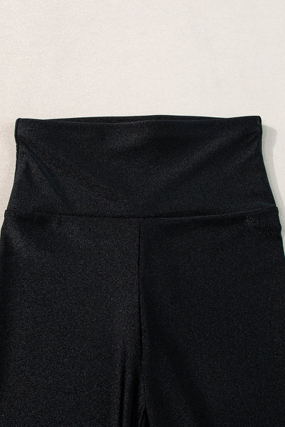 Solid High Waist Tight Leggings