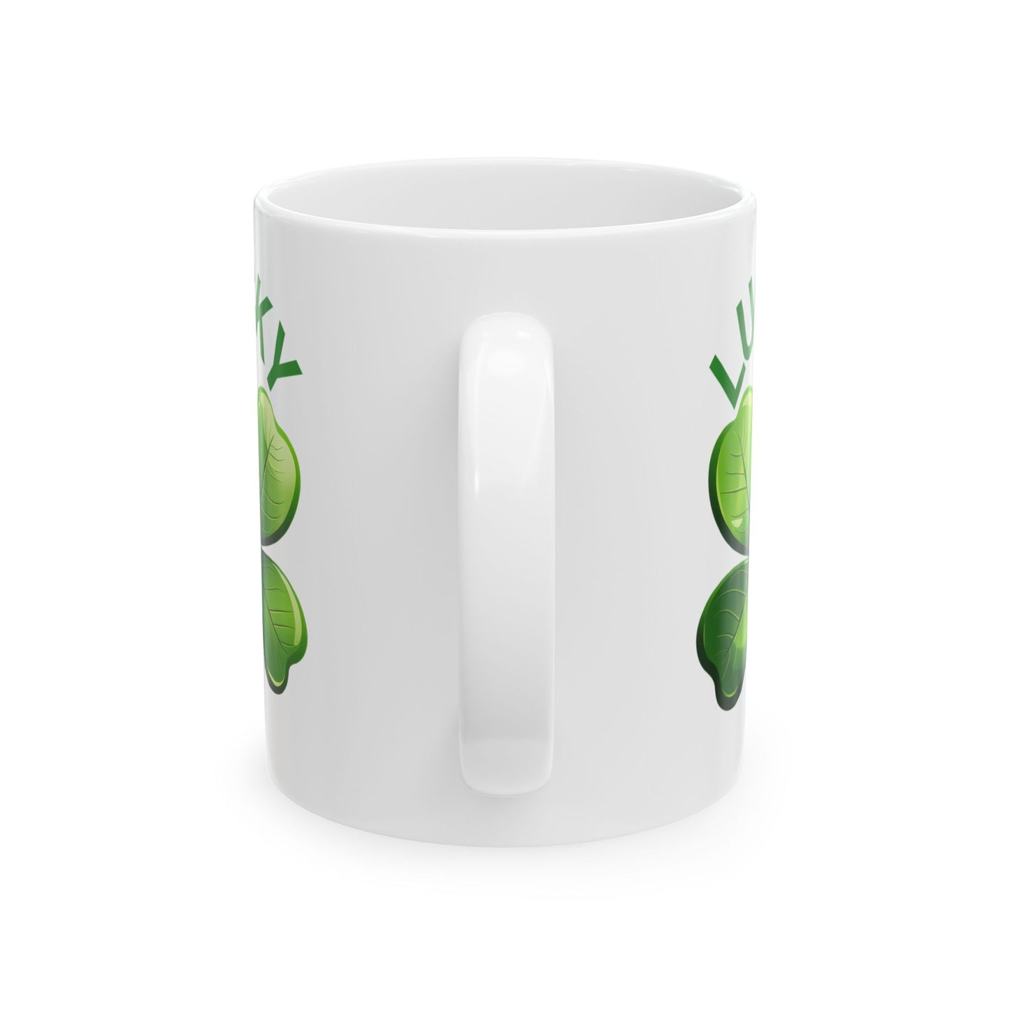 Lucky Ceramic Mug, (11oz)