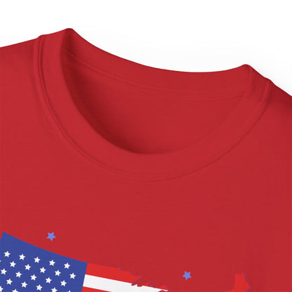 Forever Grateful Veterans Tee - Cotton Shirt for Memorial Day USA Flag Gift for Heroes