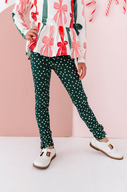 Evergreen Dottie | SLIM LEGGINGS