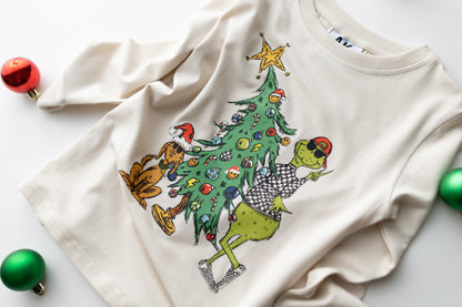 Mean one long sleeve-Bamboo Graphic Tee NOVEMBER