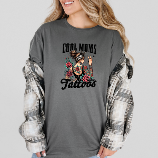 Cool Moms Have Tattoos Graphic Tee (Online Exclusive)