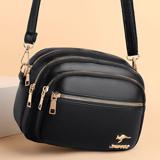 Multilayer Large Capacity Women's Messenger Shoulder Bag