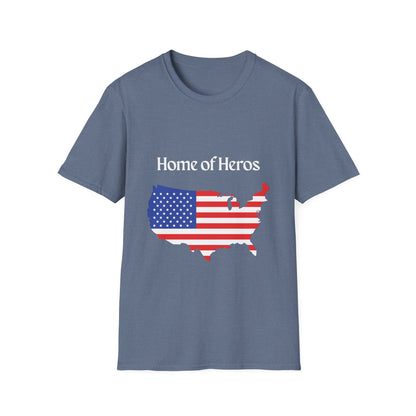 Home of Heroes American Flag T-Shirt