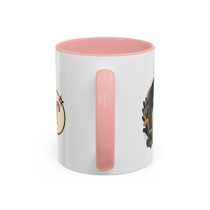 Aries Zodiac Accent Coffee Mug - Bold & Creative Zodiac Mug (11oz)