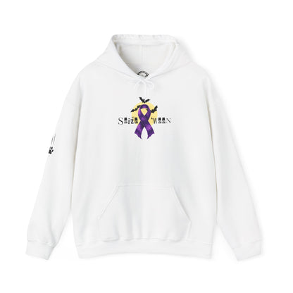 Cozy Halloween Purple Ribbon Hoodie