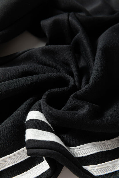 Varsity Stripe Crewneck Pullover and Sweatpants Set