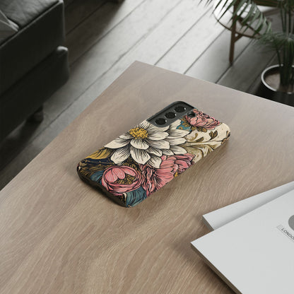 Beautiful White Floral Tough Case