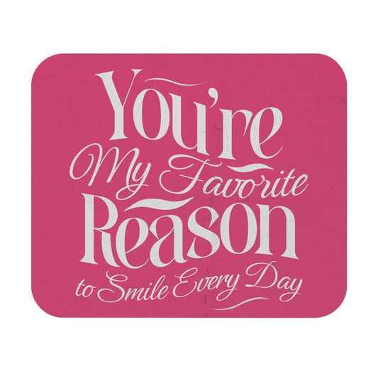 Romantic Quote Mouse Pad, Love Saying Office Desk Decor, Gift for Her, Rectangle Mousepad, Personalized Computer Accessories, Valentine's Aaria Tees