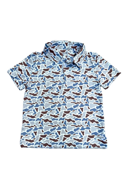 Woodland Camo Polo Shirt