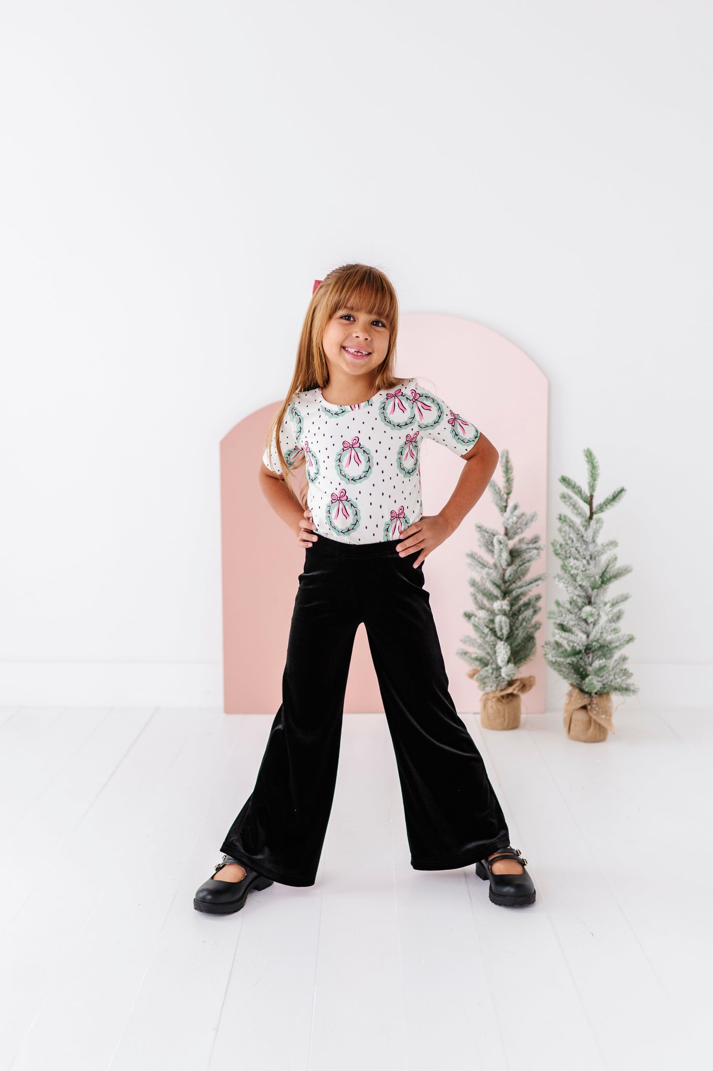 Black Velvet | Wide-Leg Pants