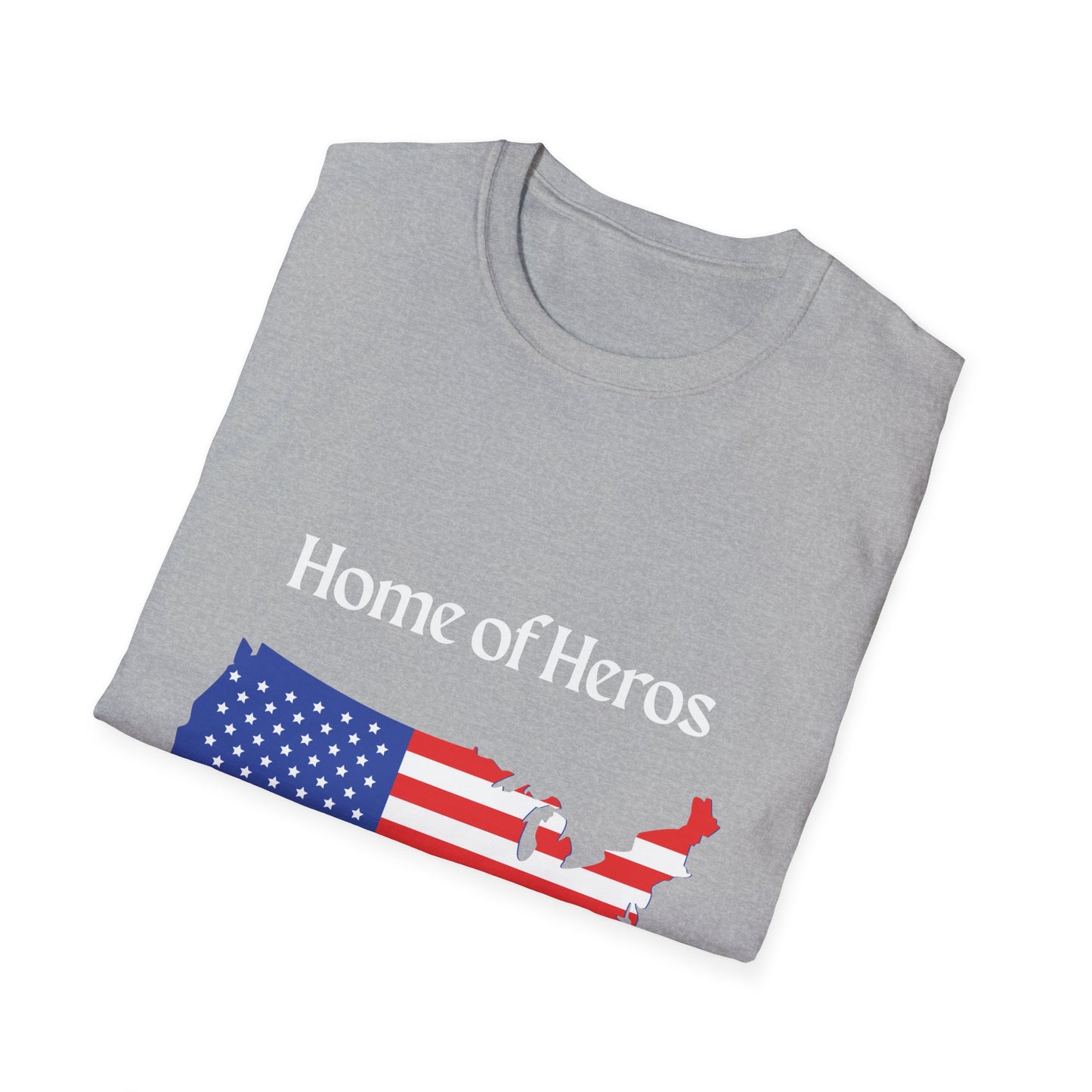 Home of Heroes American Flag T-Shirt