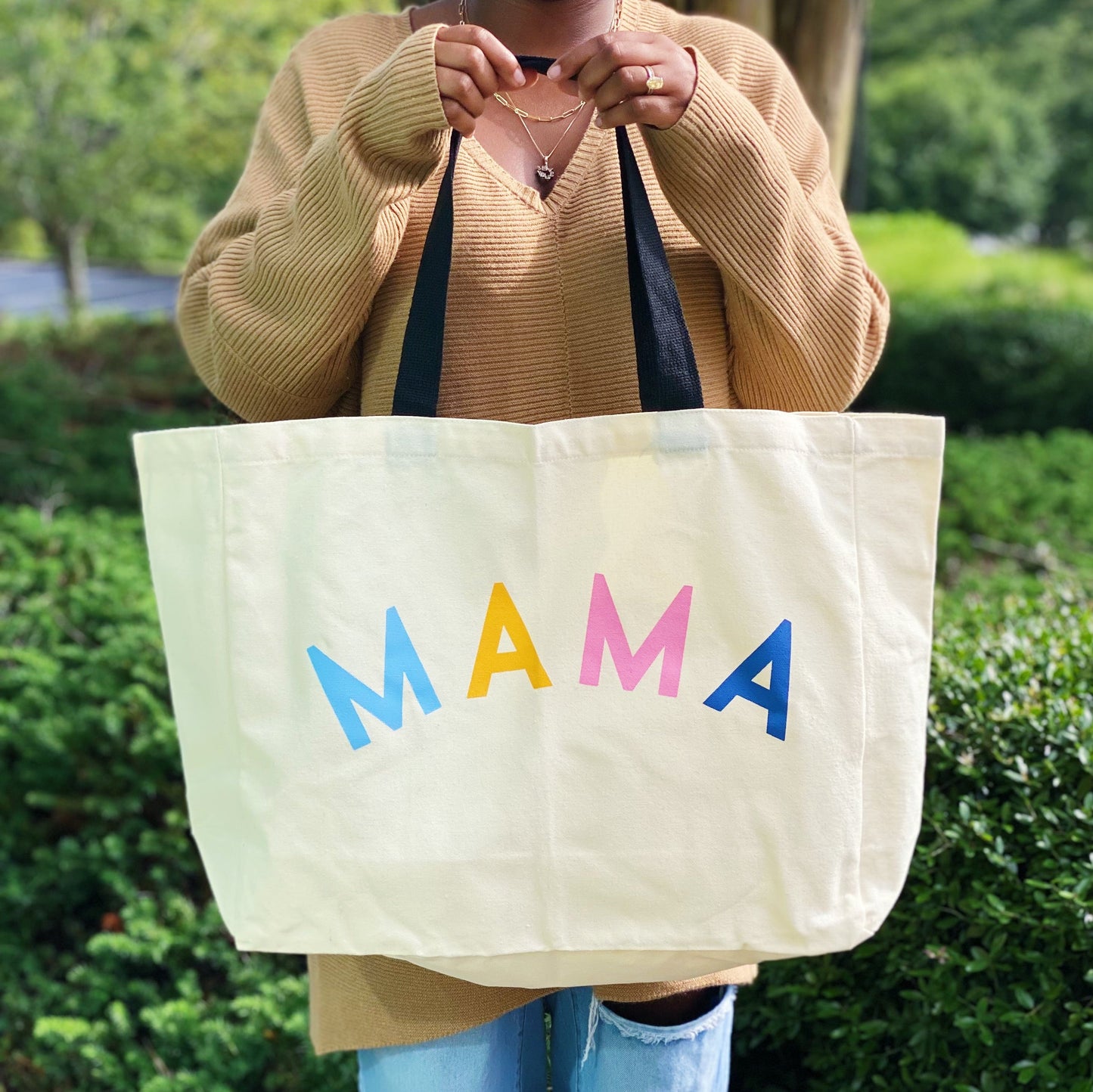 Mama Canvas Tote - Aaria Tees