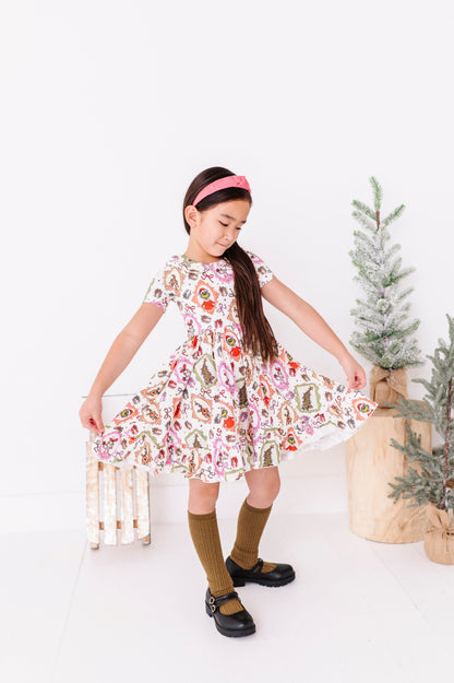 Framed Grinch | Collard Twirl Dress