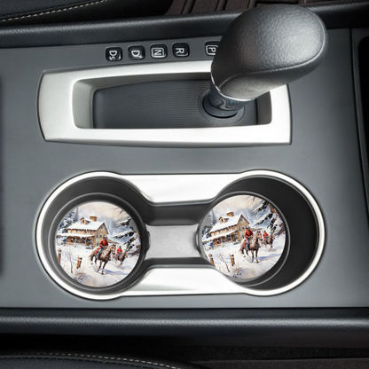 Cowboys Christmas Ride Tree Car Coaster