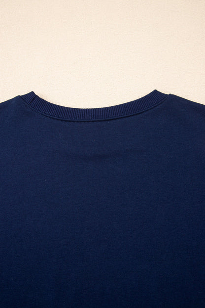 Varsity Stripe Pullover and Mini Skirt Set