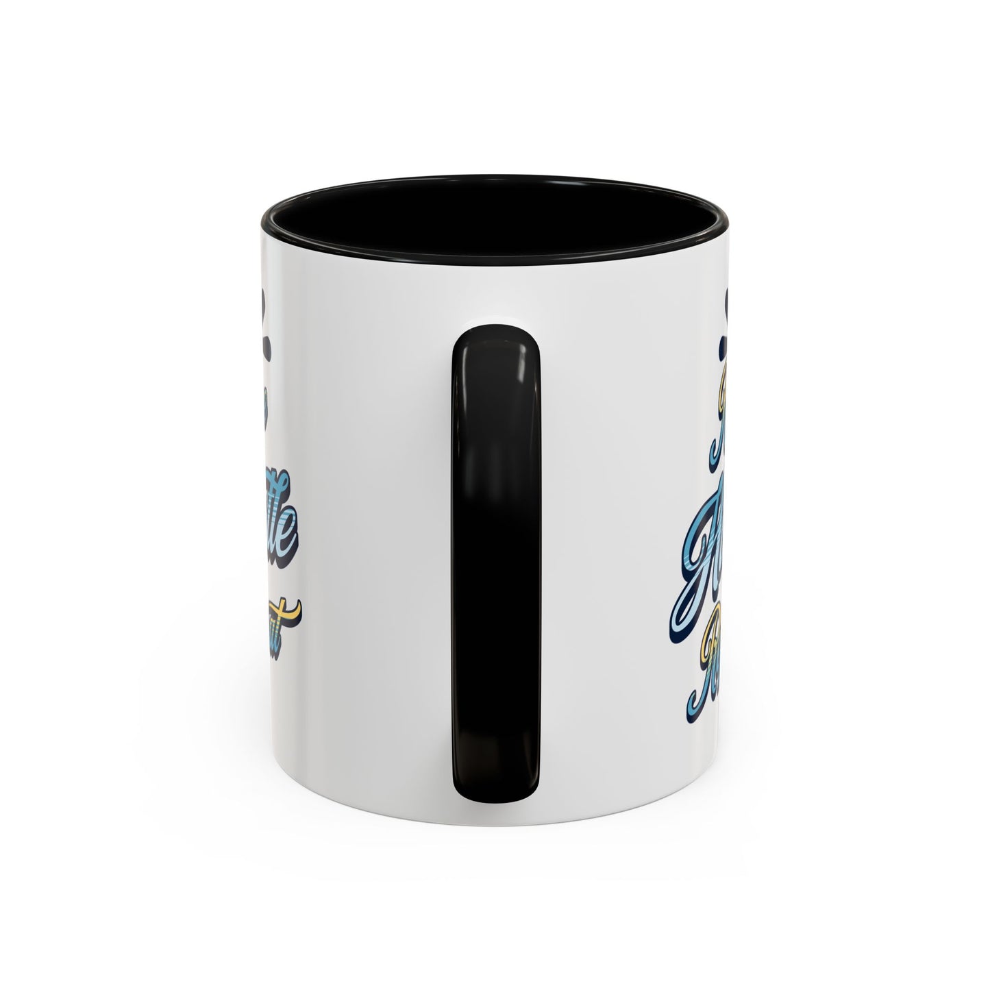 Rise Hustle Repeat Accent Coffee Mug – Inspiring Motivational Drinkware Mug - Aaria Tees