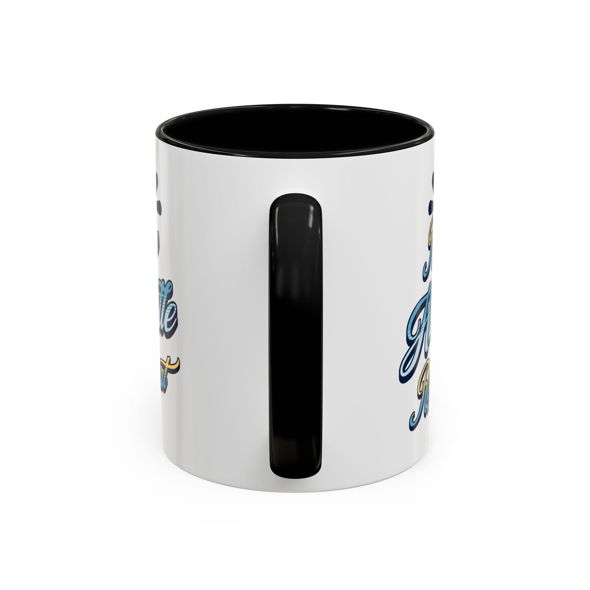 Rise Hustle Repeat Accent Coffee Mug – Inspiring Motivational Drinkware Mug - Aaria Tees