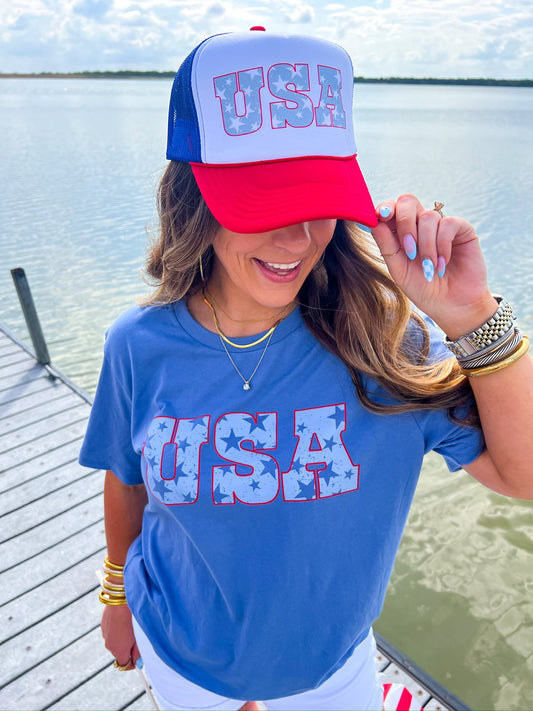 USA TRUCKER HAT