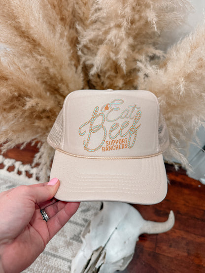EAT BEEF CAP