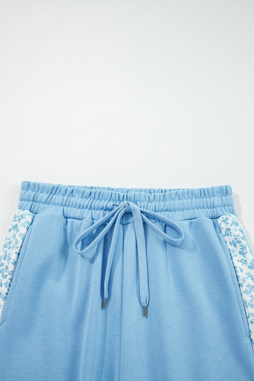 Floral Patchwork Pullover and Sweatpants Lounge Set