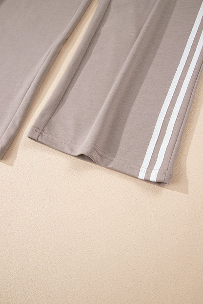 Varsity Stripe Crewneck Pullover and Sweatpants Set