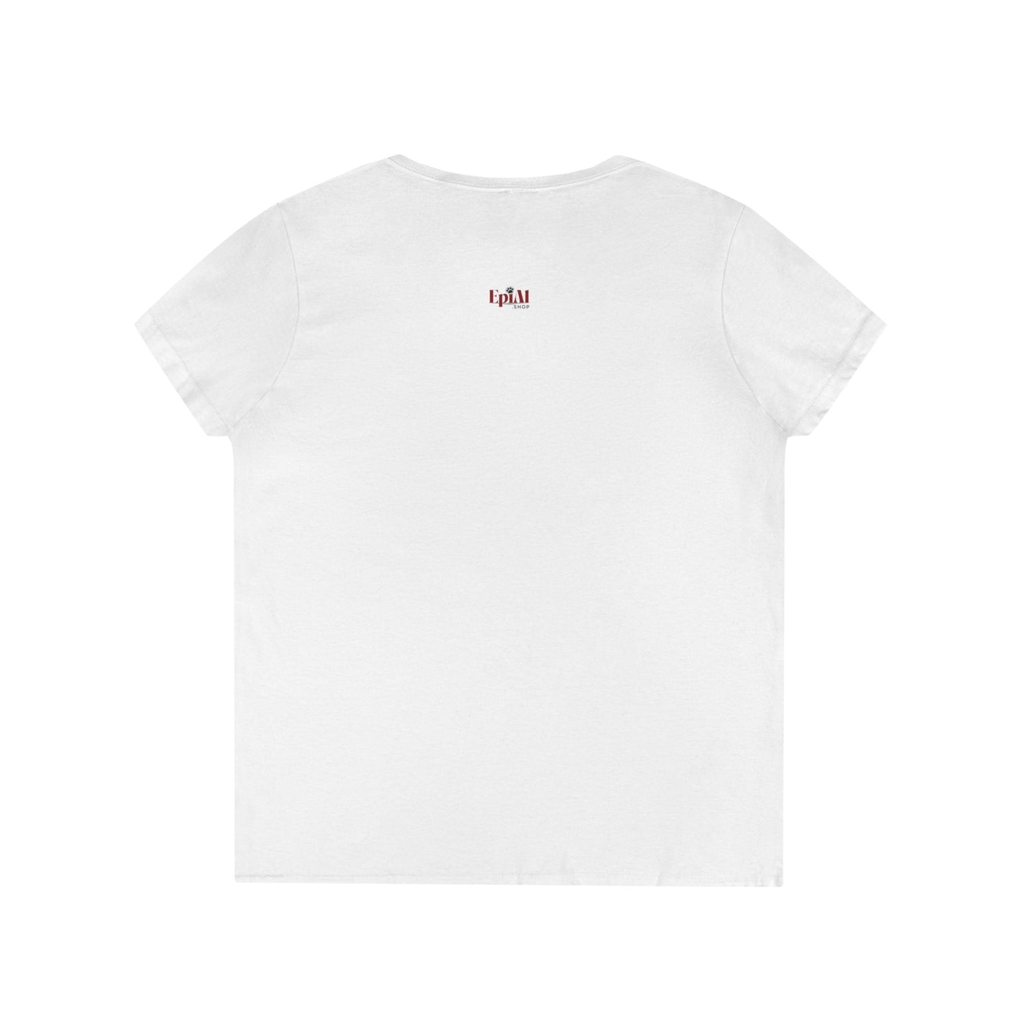 Cute Cat V-Neck T-Shirt - Casual Tee for Cat Lovers