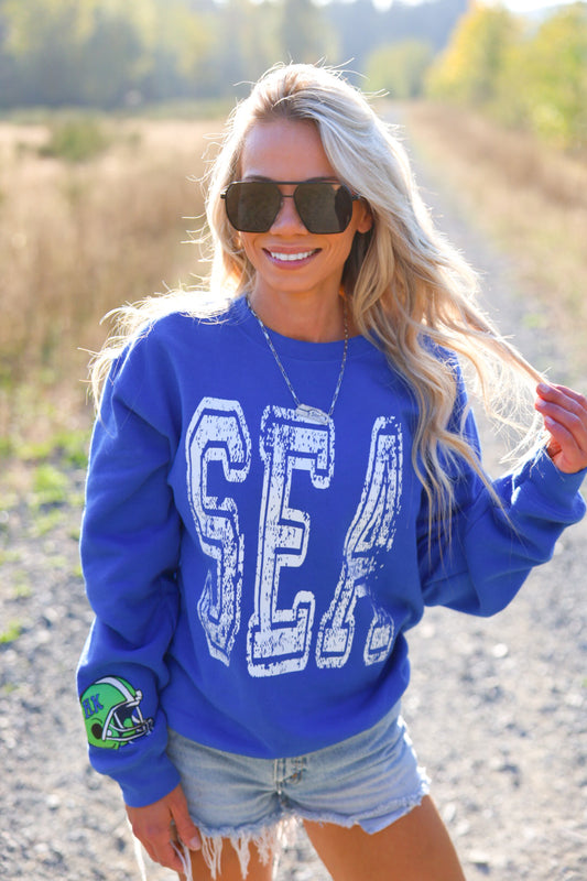 SEA retro-Adult Crewneck